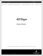 40 Days Three-Part Treble choral sheet music cover